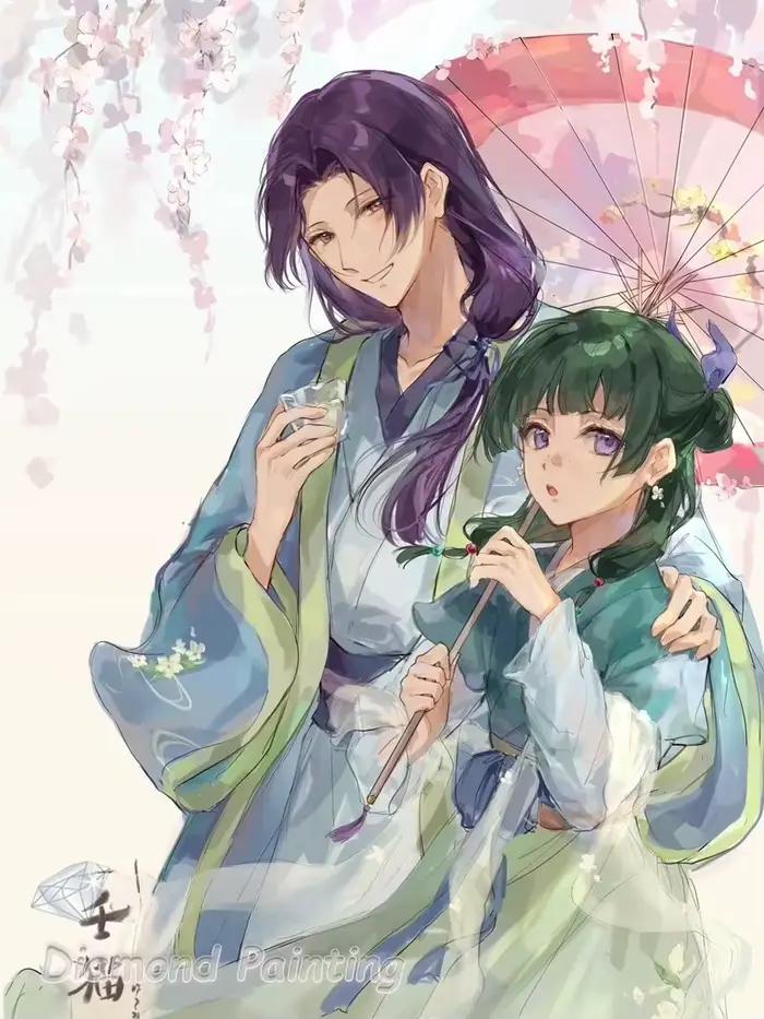 Puzzle de 1000 pièces Apothecary Diaries, art animé Mao Mao et Jinshi pour adultes, idéal pour la dé