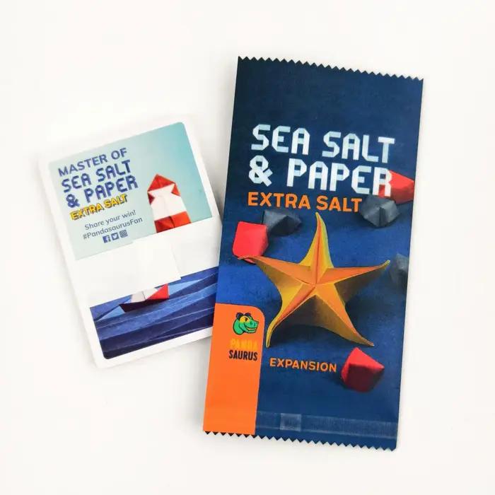 En stock : Jeu de cartes de stratégie sur le thème de la mer et du papier de sel marin, version angl