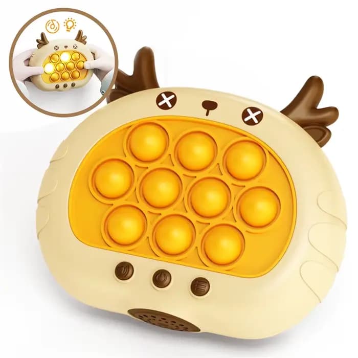 Jeu de Bulles Pop Électronique pour Enfant et Adulte, Jouet Anti-Stress, 3 Couleurs, Cadeau de Noël 