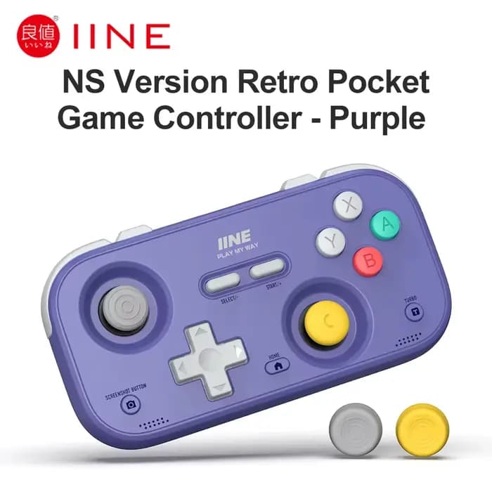 Manette de jeu portable IINE pour Nintendo Switch 2/1, Steam Deck, téléphone, voiture – Contrôleur r