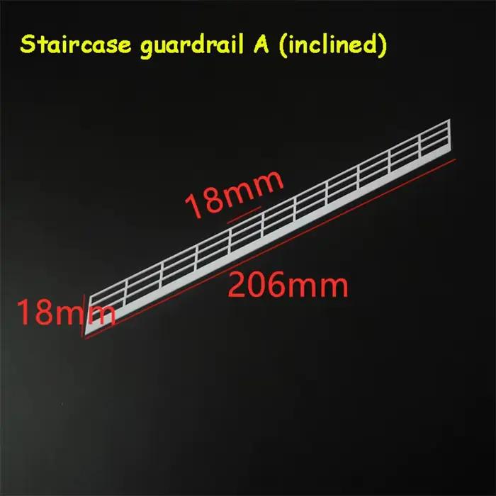 Simulation d'escalier Oblique/droit, modèle de garde-corps, bricolage, scène de construction, matéri