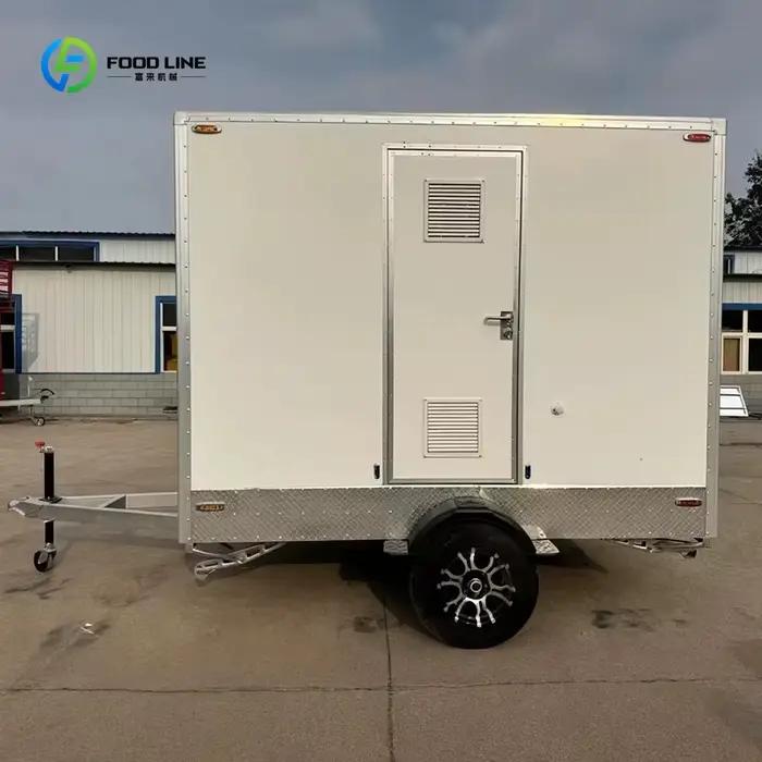 Toilettes mobiles préfabriquées, sanitaires commerciaux pour chantiers de construction, événements e