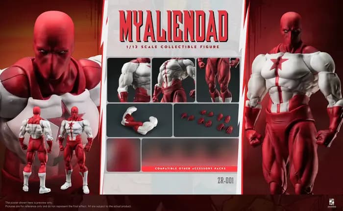 En stock ZOOMRIG Studio ZR-001 1/12 MYALIENDAD Invincible Boy Omni Man Figurine de collection Modèle