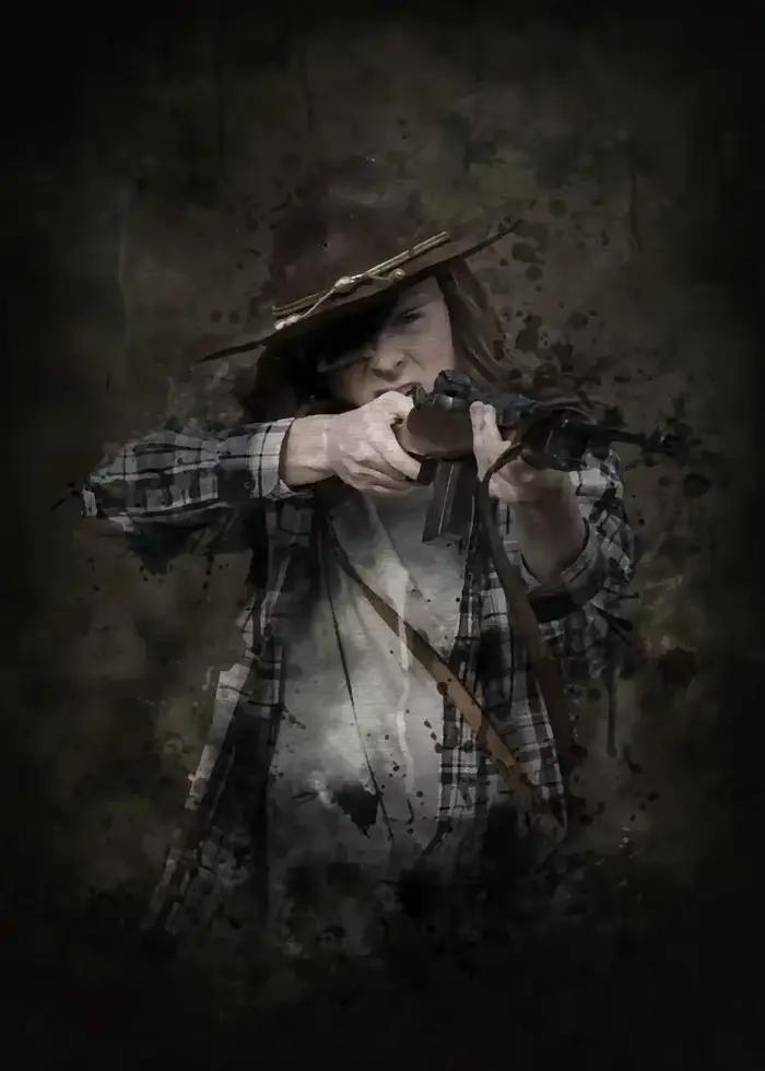 Classique américain Zombie film TV The Walking Dead Art mur photo toile peinture et impression affic