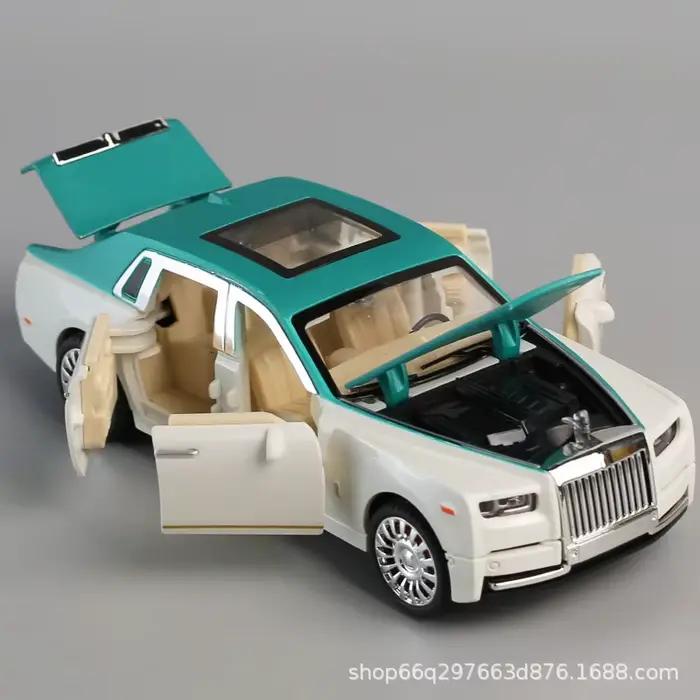 Voiture à inertie pour enfants, modèle de voiture fantôme de simulation avec ouverture de portes, so