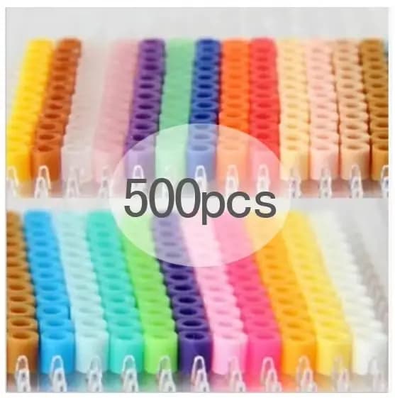 500 pièces 5mm Hama perles Perler fusible perles de fer grand enfant amusant. bricolage Intelligence
