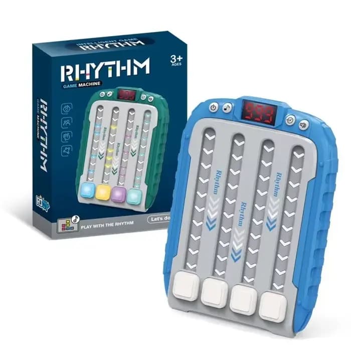 Jeu de puzzle musical électronique Montessori - Jeu de table sensoriel lumineux à poussée rapide pou