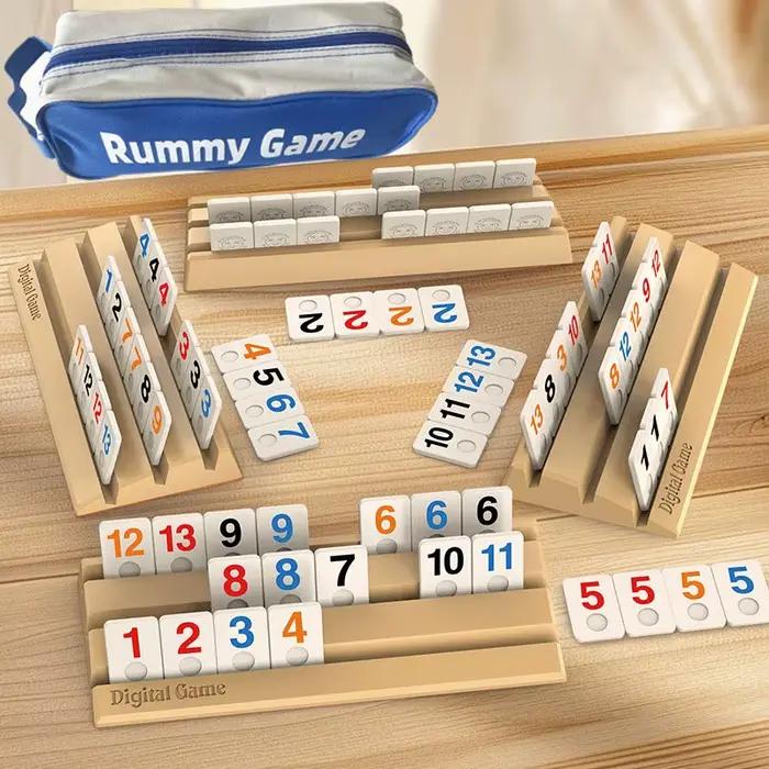 Grand ensemble de jeu numérique, voyage Rummy, Mahjong, Rummybrix, cartes de jeu numériques-jeu de s