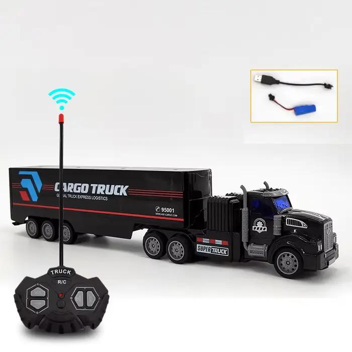 Camion Rc voitures jouets robustes camions télécommande semi-remorque Construction camion électrique