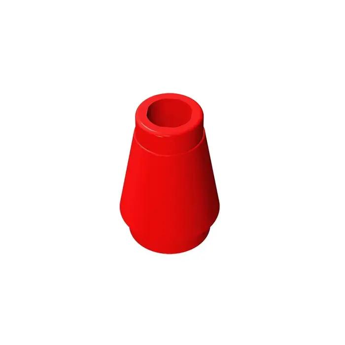 Gobricks GDS-606 cône de nez petit 1X1 compatible avec lego 4589 6188 59900 64288 blocs de construct