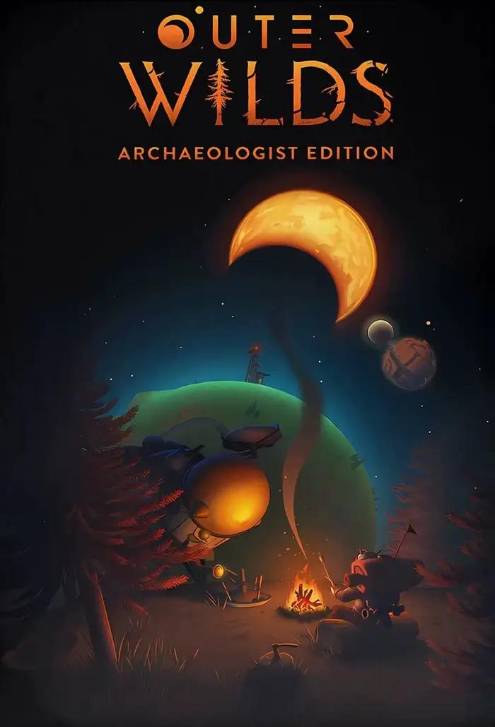 Affiche de jeux d'aventure Outer Wilds, impression sur toile, art mural, décor de salle de jeu, impr