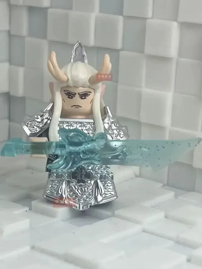 Film temps anciens le roi Dragon blocs de construction modèle briques mini jouet d'action figurines 