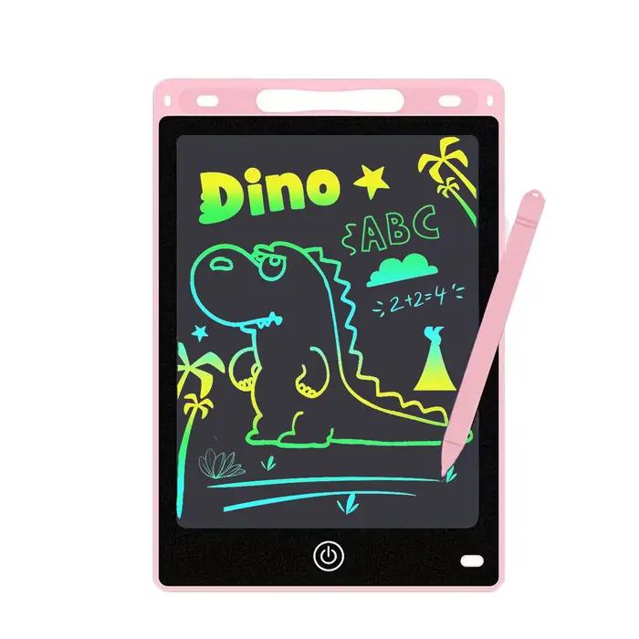 8. Tableau à dessin LCD coloré de 5 pouces — Tableau d'écriture effaçable à une touche, sans poussiè