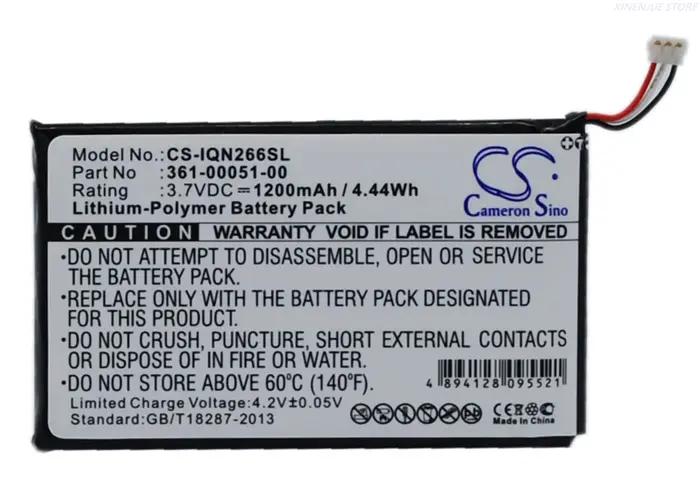 Batterie de navigateur GPS 1200mAh 361-00051-00,361-00051-01, 361-00051-12 pour Garmin Nuvi 2660LMT,