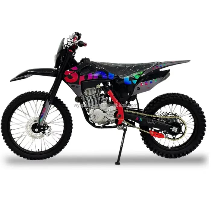 250cc 300cc Cross Racing Moto Dirt Bike, moto tout-terrain monocylindre 4 temps pour adultes, haute 