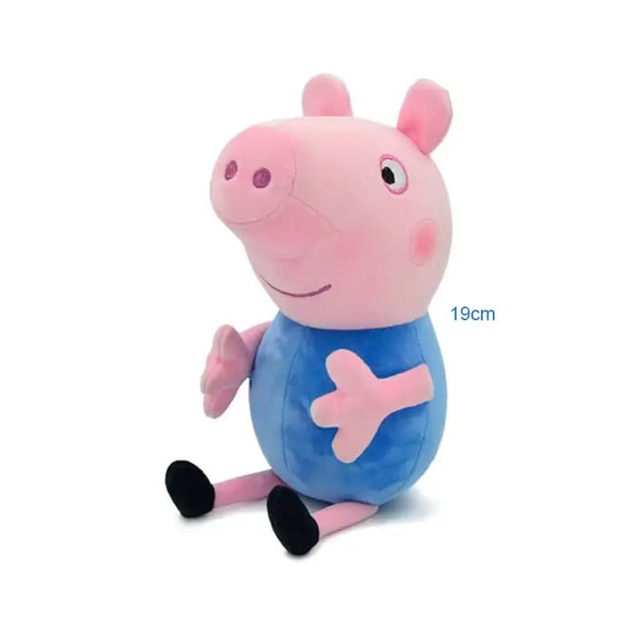 Jouets en peluche Peppa Pig originaux de 19cm, George Eddie Bear Mr Dinosaur, figurine de dessin ani