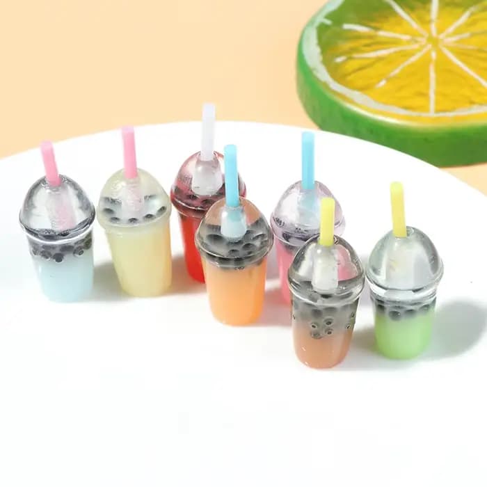 5 pièces 1:12 maison de poupée Miniature perle lait thé tasses poupées cuisine nourriture