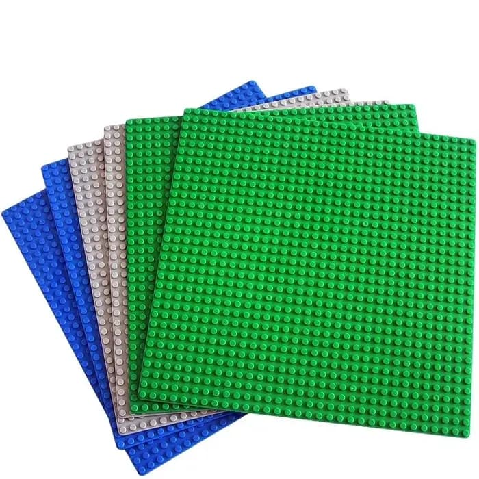 Plaque de base en plastique pour blocs de construction, 32x32, 16x32, 16x16 points, accessoires de b