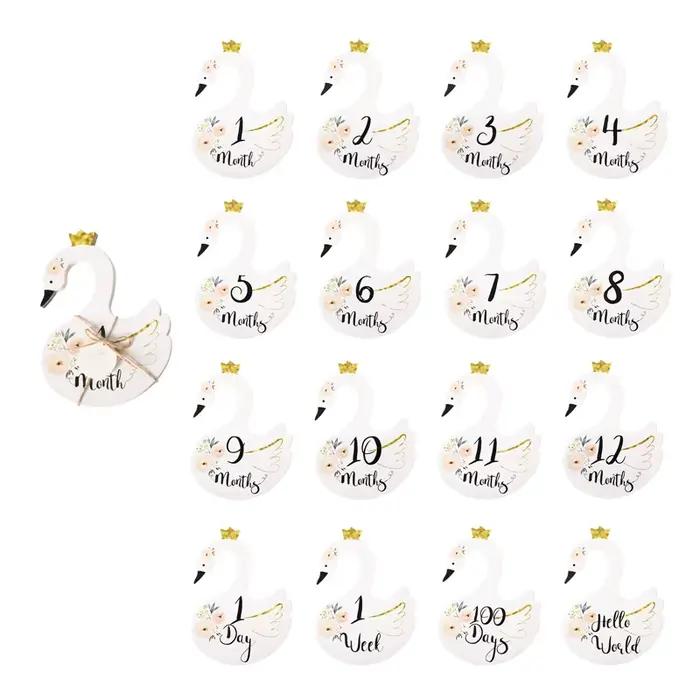 Ensemble de Souvenirs de Bébé Nouveau-né, Carte en Papier, Cadeau d'Anniversaire, Accessoires de Pho