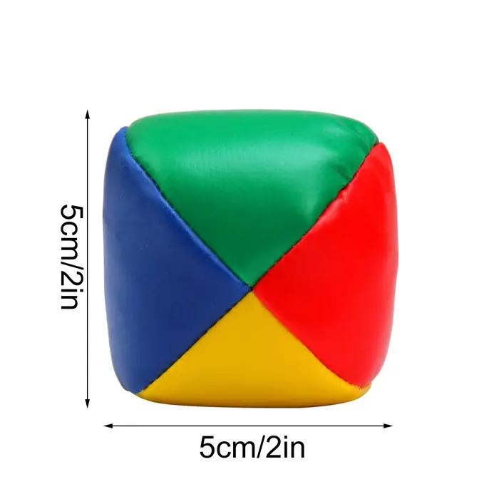 6 pièces lisse Durable jonglerie balle jonglerie balles ensemble pour les débutants apprendre à mala