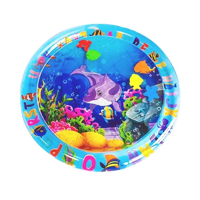 Nouveau tapis de jeu d'eau rond en PVC pour bébé, grande surface, tapis de jeu d'eau pour bébé, tapi