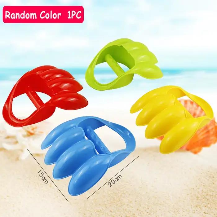 Jouets de plage en plein air d'été, entonnoirs de débordement de sable, jeu de sable, moules de bac 