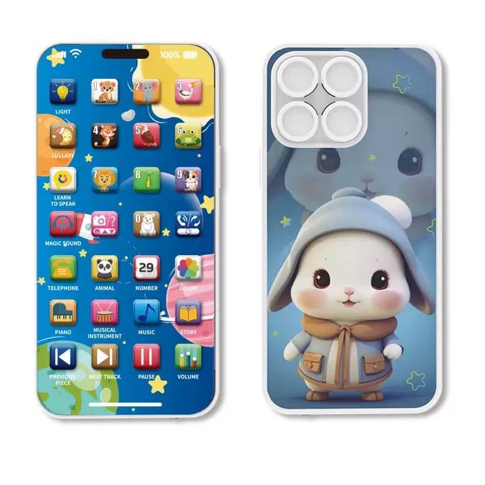 Jouet musical pour téléphone portable pour bébé, Machine sonore multifonctionnelle, chargement USB, 