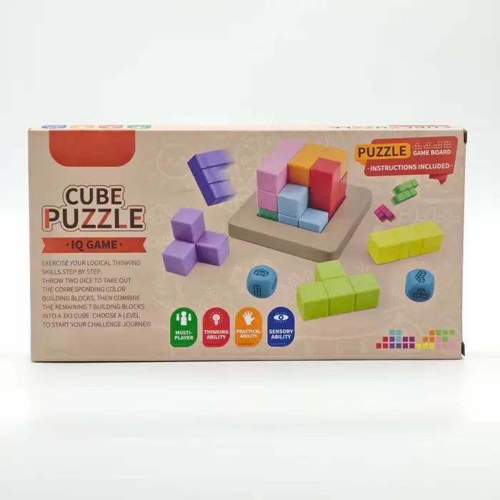 Jeu de puzzle, Soma Cube, LuBan Cube, jeu de société d'entraînement à la logique 3D