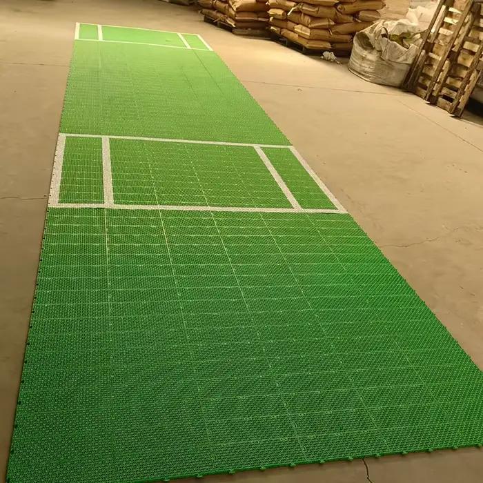 Tapis de terrain de cricket instantané, dalles de sol pour terrain de cricket