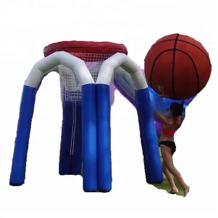 Jeu géant fait sur commande de sport de tir de basket-ball de cerceau de Iatable pour la partie dans