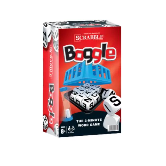 Boggle : le jeu de dés de recherche de mots rapide en 3 minutes, jeu d'orthographe, jeu de dés d'ort