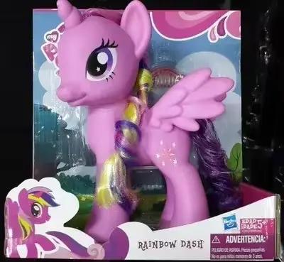 Figurines d'action My Little Pony, arc-en-ciel scintillant, Fluttershy Pinkie Pie, modèle de poney d