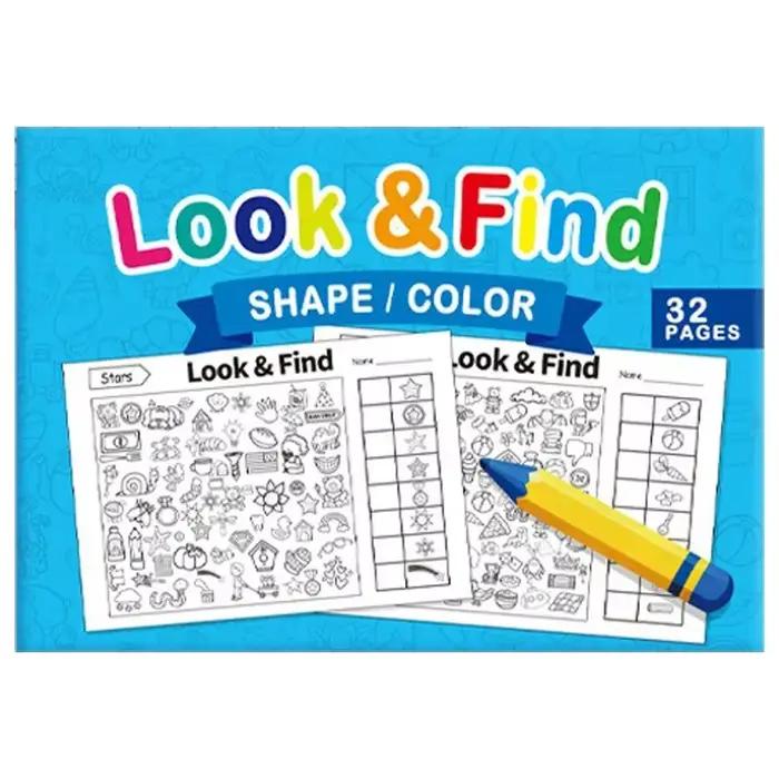 Livre de dessin livre de coloriage activité interactive pour regarder et trouver des jeux plus de 10