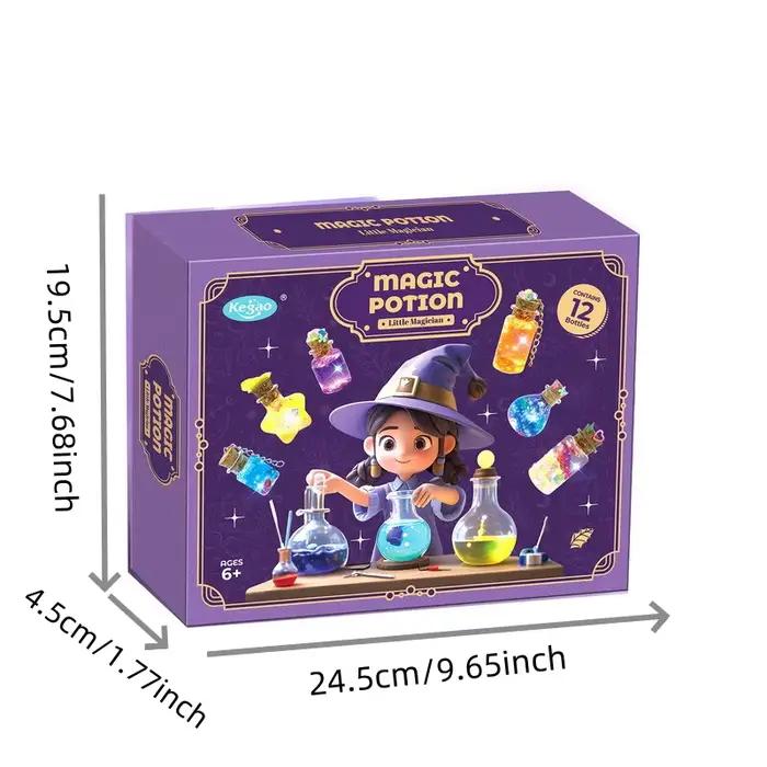Kit de potion de magicien DIY pour enfants, expérience scientifique de sorcier, jouet créatif, cadea
