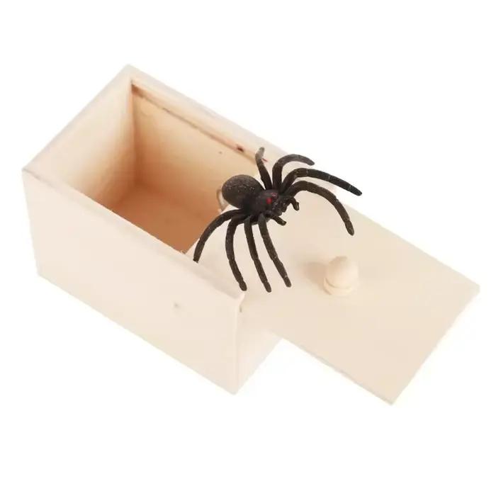 Cadeaux amusants, boîte à surprises en bois, boîte cachée, boîte à blague en bois, jeu amusant, blag