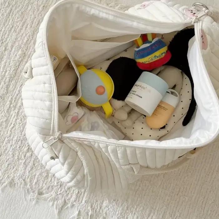 Sac maman grande capacité – Sac à couches multifonctionnel et fourre-tout de voyage pour femmes
