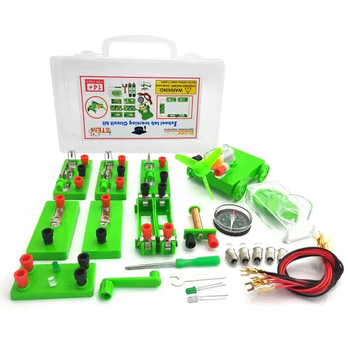 Kits éducatifs de circuits électriques pour étudiants, pour l'apprentissage du laboratoire scolaire,