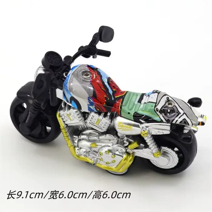 Modèle de voiture jouet en alliage simulé 1:16 pour enfants, moto pour enfants de 2 à 4 ans, cadeaux