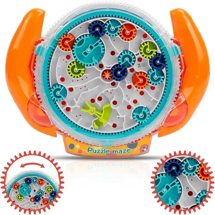 Beaumont-Puzzle labyrinthe 3D pour enfants, jeu de balle de gravité, jouets de puzzle de boule de la