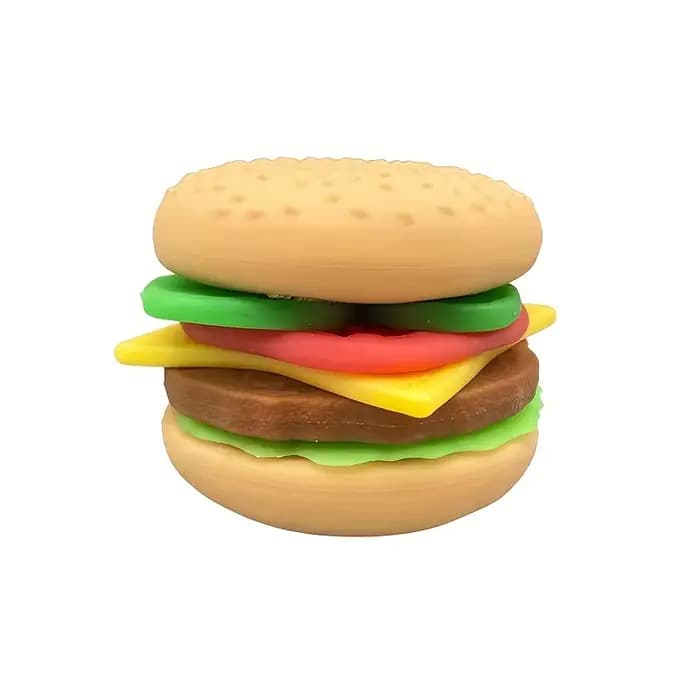 Jouet anti-Stress à faire soi-même, simulation de Burger, ensemble combiné TPR, jouet à pincer et à 