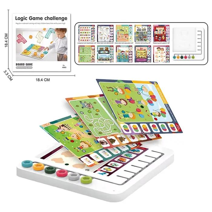 Puzzle d'entraînement à la pensée logique pour enfants, jeux de société, jeu de défi interactif Pare
