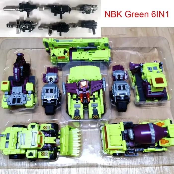 En STOCK NBK dévastateur 6in1 Transformation jouet combinaison Bonecrusher Mixmaster Scavenger figur