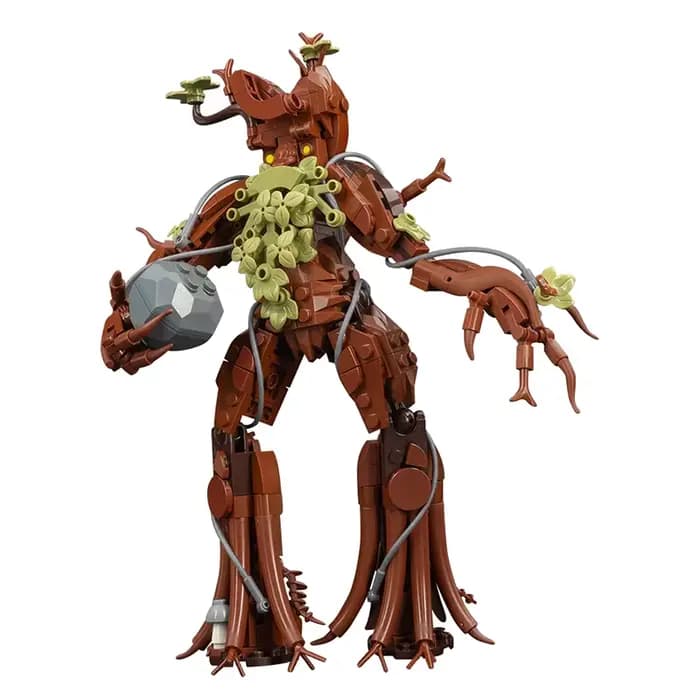 GSBAN Treebeard The Lord Dark Tower avec anneau lumineux, modèle de construction de film, jouets pou