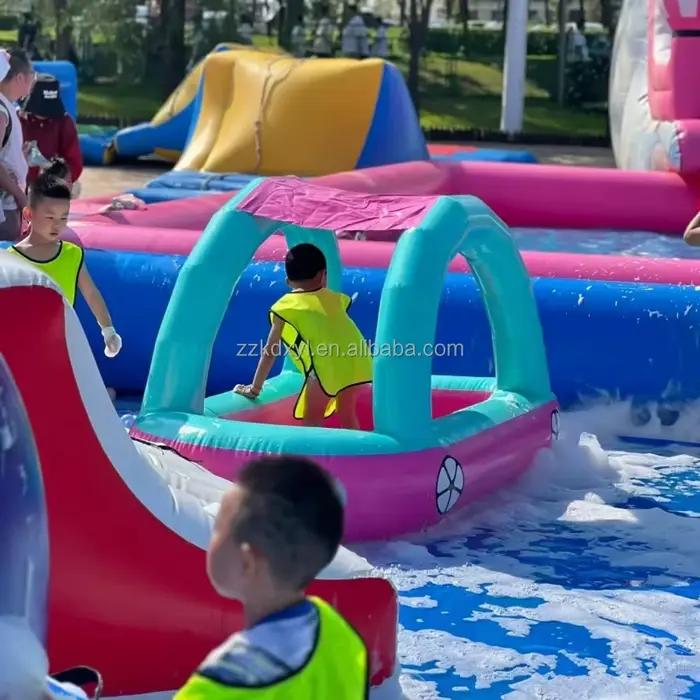 Jouet flottant gonflable pour piscine extérieure, jeu très intéressant, installation de divertisseme