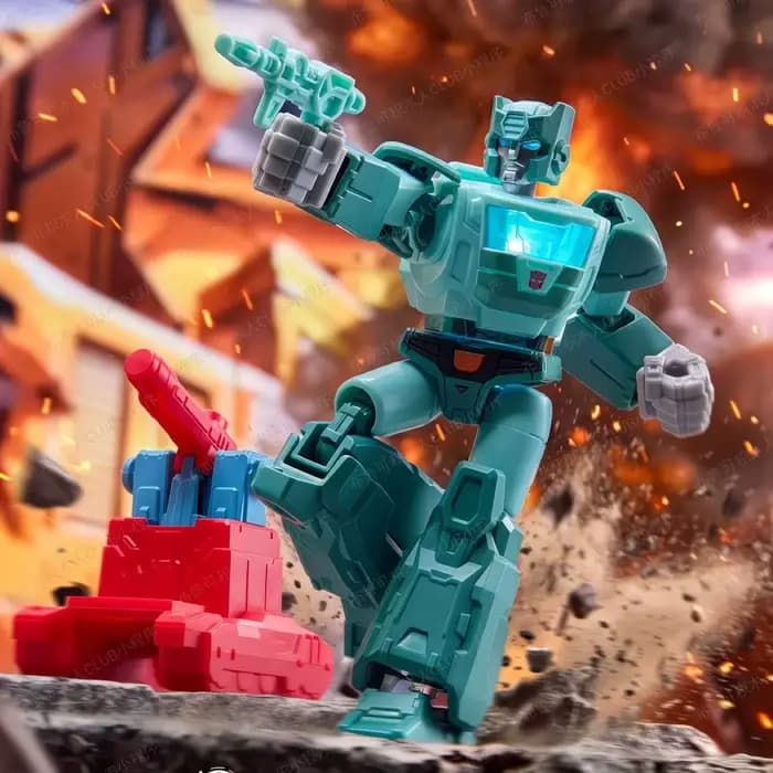 Figurines d'action Transformers Hot Blokees Shining Version 5 - Megatron, Op, Starscream, Allspark R
