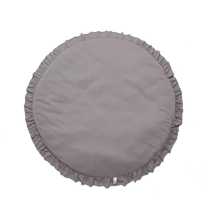 Tapis de jeu pour bébé, sol rond en coton doux, couverture de literie pour bébé, tapis rampant en de
