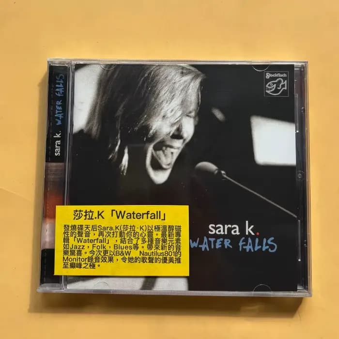Sara K. Water Falls Stockfisch Records CD vocal féminin audiophile, enregistrement de qualité supéri