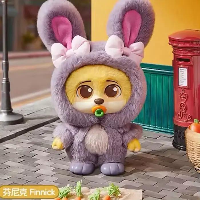 Boîte surprise de figurines en peluche des habitants de Zootopia Disney avec disque vinyle |   Figur