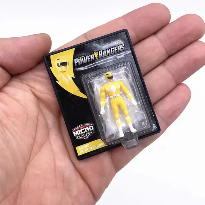 Hasbro Power Rangers figurine Miniature poupée guerrier quatre couleurs 3.2 cm figurine modèle cadea