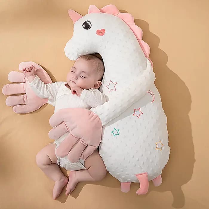 Oreiller en peluche apaisant pour bébé, poupée apaisante avec télécommande, 3 vitesses réglables pou